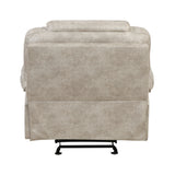 Gainesville Pewter Glider Reclining Chair - Ornate Home