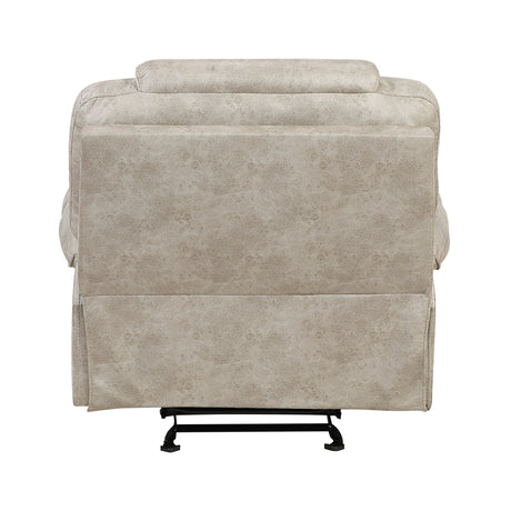 Gainesville Pewter Glider Reclining Chair - Ornate Home