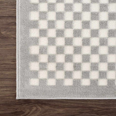 Gaiwan Cream Gray Washable Area Rug - Ornate Home