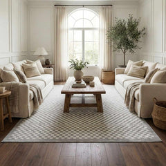 Gaiwan Cream Gray Washable Area Rug - Ornate Home