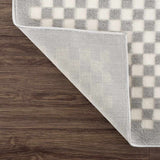 Gaiwan Cream Gray Washable Area Rug - Ornate Home