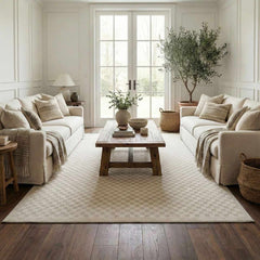 Gaiwan Cream Washable Area Rug - Ornate Home