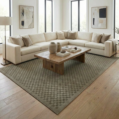 Gaiwan Olive Green Washable Area Rug - Ornate Home