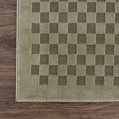 Gaiwan Olive Green Washable Area Rug - Ornate Home