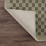 Gaiwan Olive Green Washable Area Rug - Ornate Home
