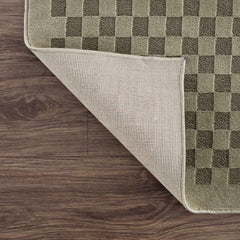 Gaiwan Olive Green Washable Area Rug - Ornate Home
