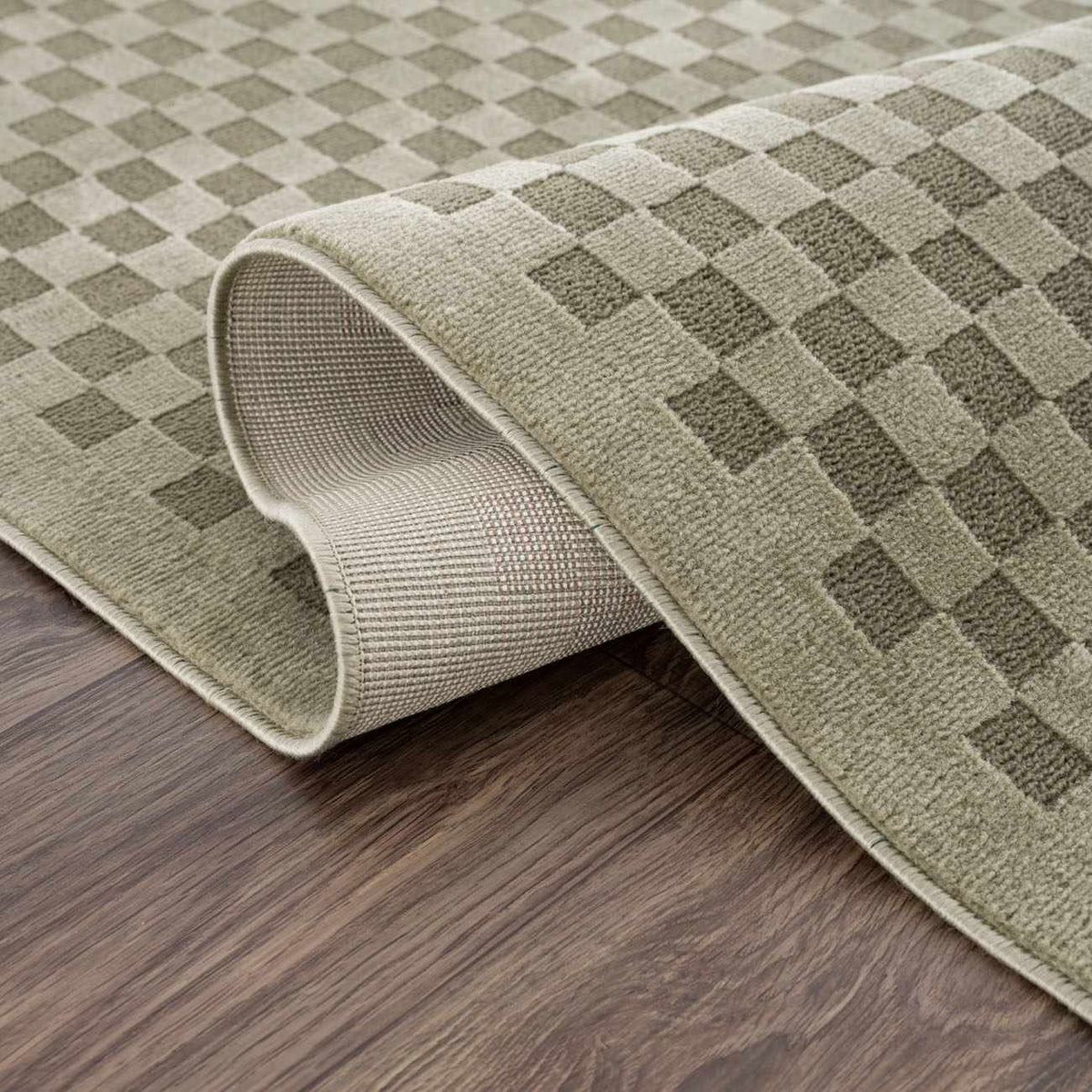 Gaiwan Olive Green Washable Area Rug - Ornate Home