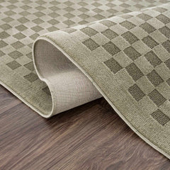 Gaiwan Olive Green Washable Area Rug - Ornate Home