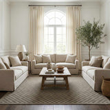 Gaiwan Olive Green Washable Area Rug - Ornate Home