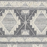 Gakona High-Low Cream&Charcoal Wool Rug - Clearance - Ornate Home