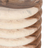 Gala Natural Round End Table - Ornate Home