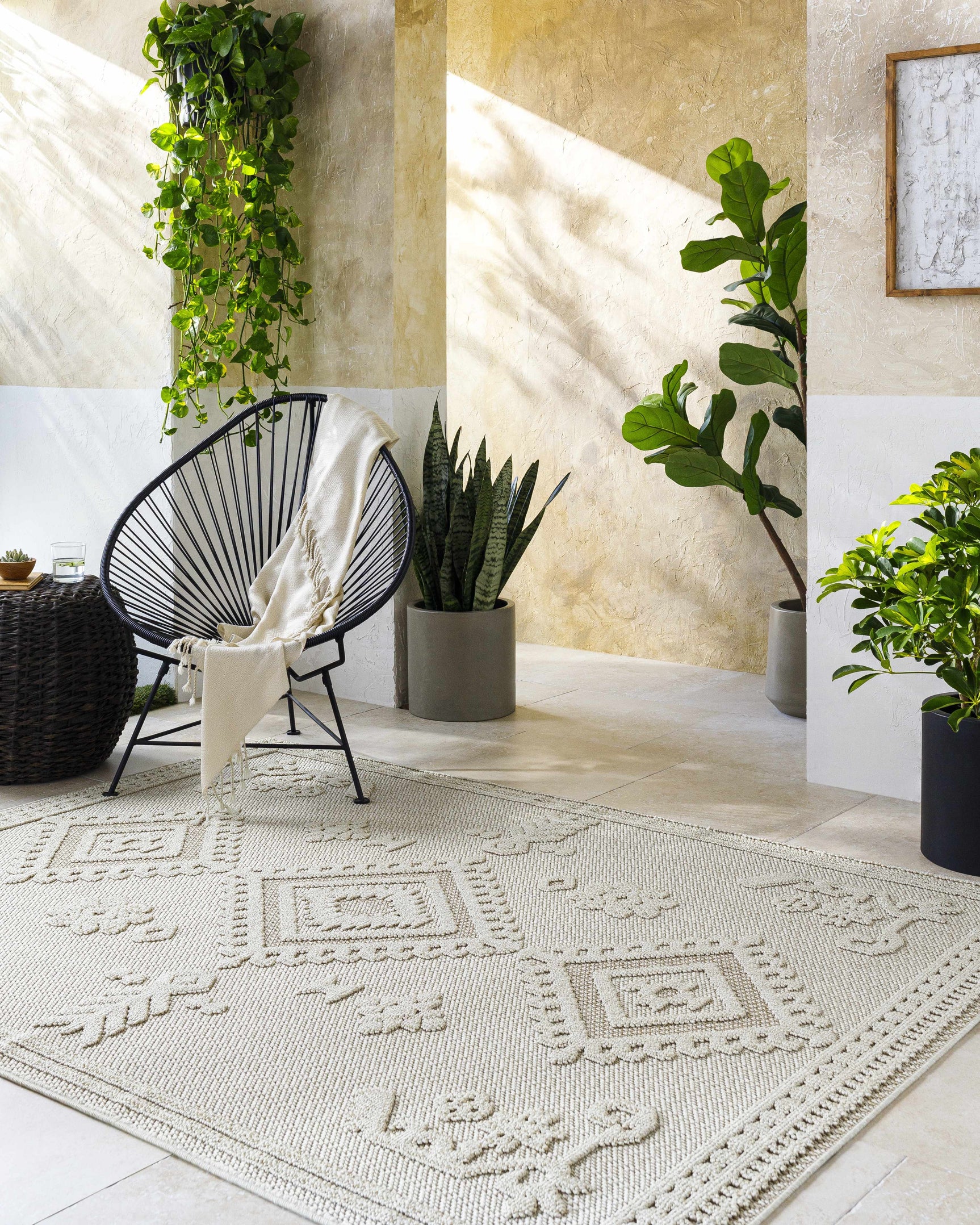 Galam Outdoor Area Rug - Clearance - Ornate Home