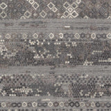 Galchutt Embossed Gray Premium Viscose&Wool Rug - Clearance - Ornate Home