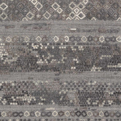 Galchutt Embossed Gray Premium Viscose&Wool Rug - Clearance - Ornate Home