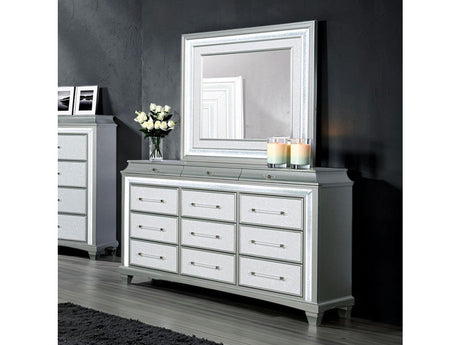 Galea Gray Dresser w/ LED - Ornate Home