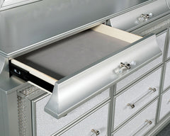 Galea Gray Dresser w/ LED - Ornate Home