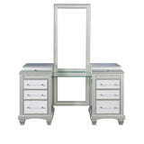 Galea Gray Vanity w/ Stool - Ornate Home