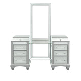 Galea Gray Vanity w/ Stool - Ornate Home
