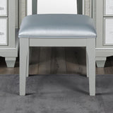 Galea Gray Vanity w/ Stool - Ornate Home