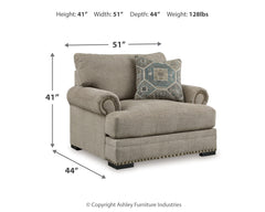 Galemore Oversized Chair and Ottoman - Ornate Home