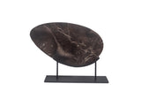 Galen Saint Laurent Brown Marble Sculpture - Ornate Home