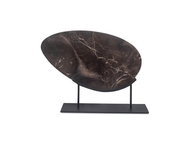 Galen Saint Laurent Brown Marble Sculpture - Ornate Home