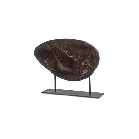 Galen Saint Laurent Brown Marble Sculpture - Ornate Home