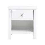Galen White 1-Drawer Nightstand - Ornate Home