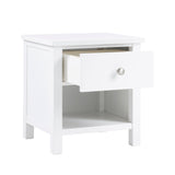 Galen White 1-Drawer Nightstand - Ornate Home