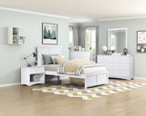 Galen White 1-Drawer Nightstand - Ornate Home