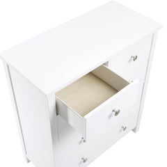 Galen White 5-Drawer Chest - Ornate Home