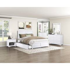 Galen White 5-Drawer Chest - Ornate Home