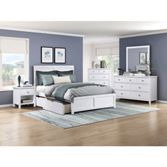 Galen White 5-Drawer Chest - Ornate Home