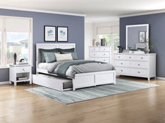 Galen White 5-Drawer Chest - Ornate Home
