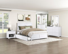 Galen White 5-Drawer Chest - Ornate Home