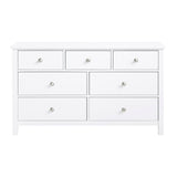 Galen Blue 7-Drawer Dresser