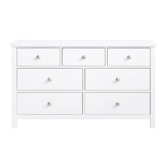 Galen White 7-Drawer Dresser - Ornate Home