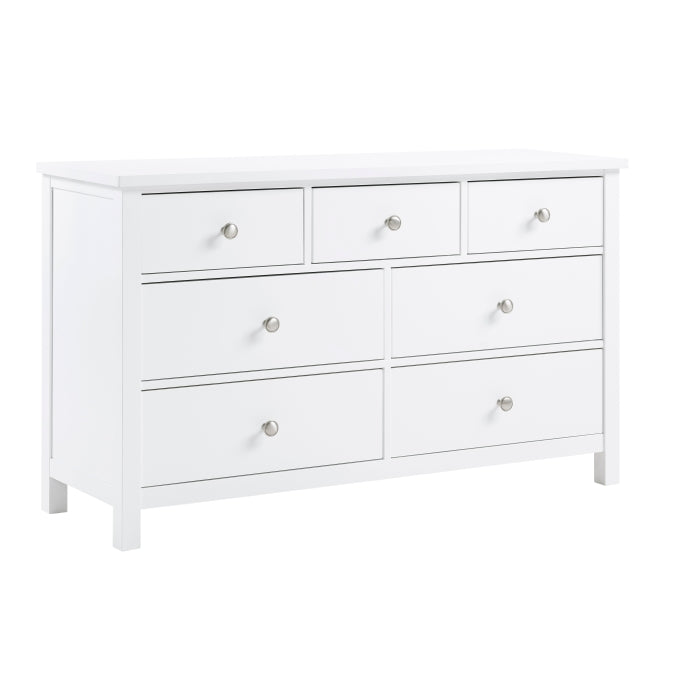 Galen White 7-Drawer Dresser