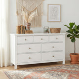 Galen White 7-Drawer Dresser