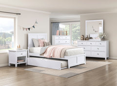 Galen White 7-Drawer Dresser - Ornate Home