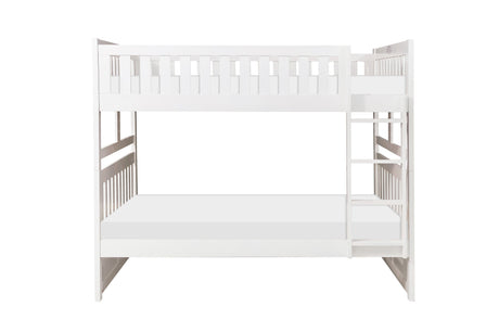 Galen White Full/Full Bunk Bed - Ornate Home