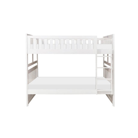 Galen White Full/Full Bunk Bed - Ornate Home