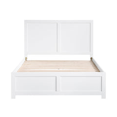 Galen White Full Platform Bed - Ornate Home