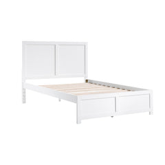 Galen White Full Platform Bed - Ornate Home
