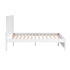 Galen White Full Platform Bed - Ornate Home