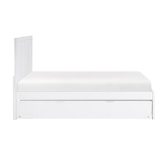 Galen White Full Platform Bed - Ornate Home