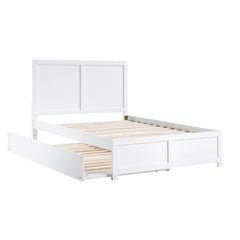 Galen White Full Platform Bed - Ornate Home