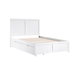 Galen White Full Platform Bed - Ornate Home