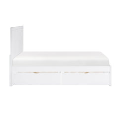 Galen White Full Platform Bed - Ornate Home