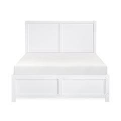 Galen White Full Platform Bed - Ornate Home